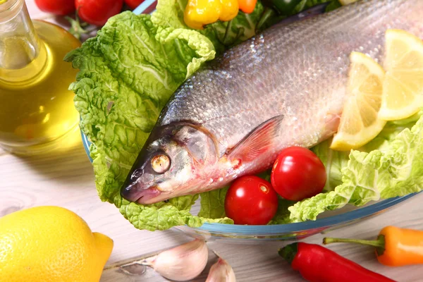 Seafood on table — Stock Photo, Image