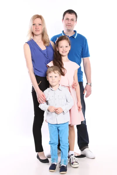 Schattige jonge gezin — Stockfoto
