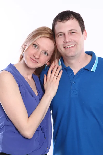 Cute young family — Stock Photo, Image