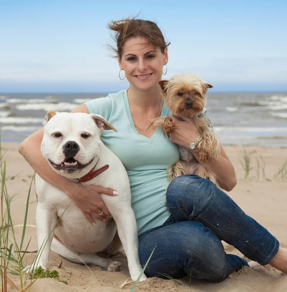 Glückliche Frau — Stockfoto