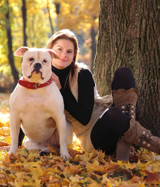 Haustier im Park — Stockfoto