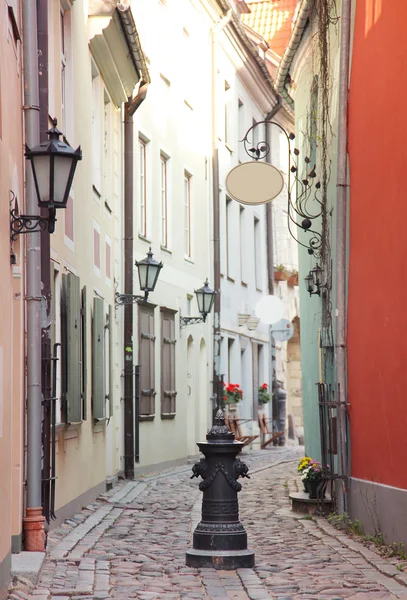 Rua medieval — Fotografia de Stock