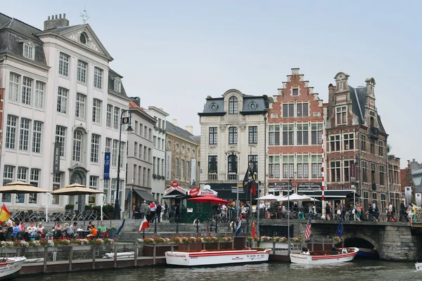 Toerisme in Gent — Stockfoto