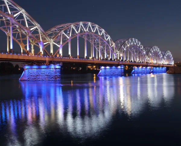 Dusk in Riga — Stock Photo, Image