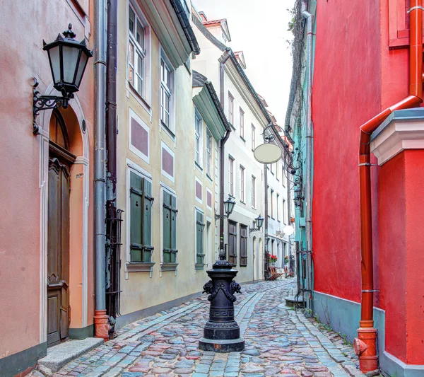 Colored street — Stock Photo, Image