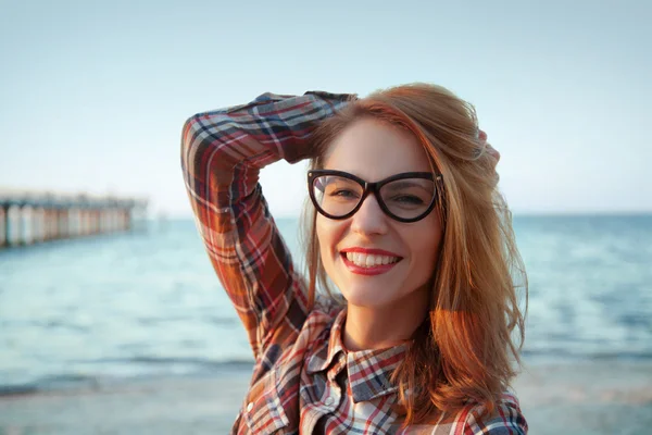 Gelukkige vrouw — Stockfoto