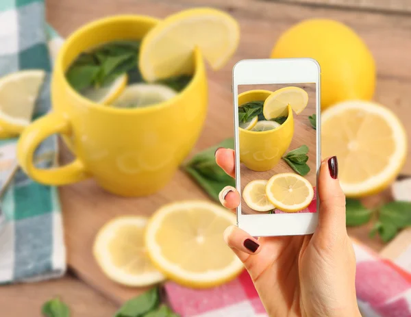 Picture of hot tea — Stock Photo, Image