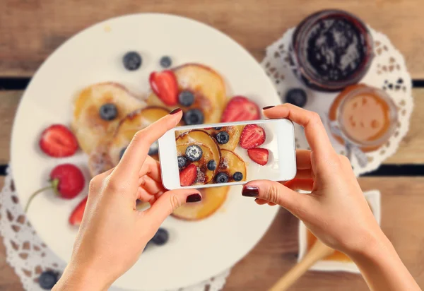 Foto van pannenkoeken — Stockfoto