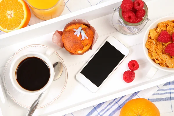 Petit déjeuner contemporain — Photo