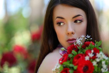 kırmızı çiçekler