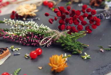 Tablo sonbahar kompozisyonu