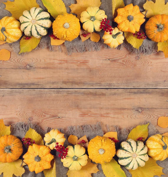 Höstens mat på bordet — Stockfoto