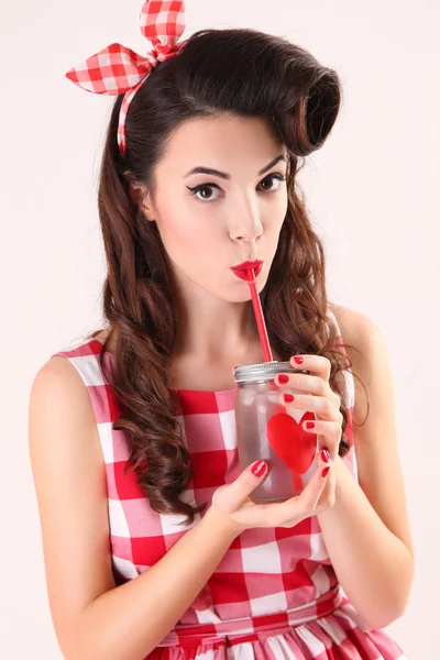 Belle pinup femme — Photo