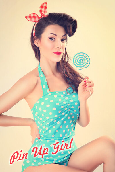 beautiful pinup woman