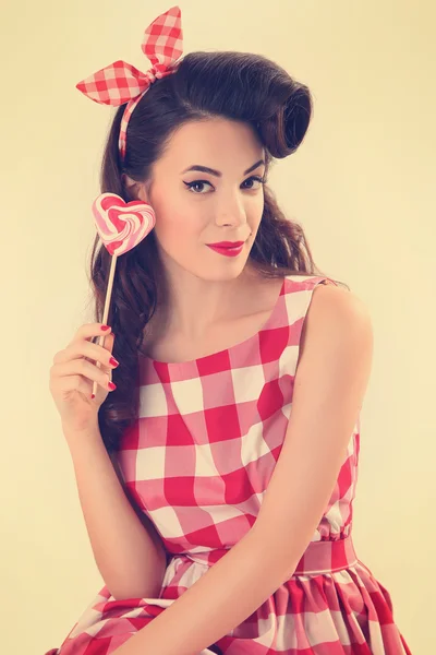 Beautiful pinup woman — Stock Photo, Image