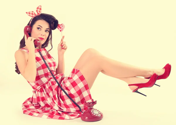 Belle pin up femme — Photo