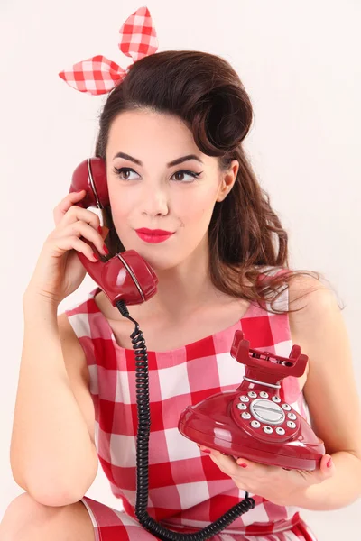 Belle pin up femme — Photo