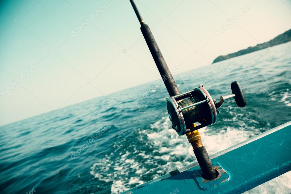Fishing trolling tuna with a boat in the Andaman Sea, Thai Stock Photo by  ©Stas_K 100265888