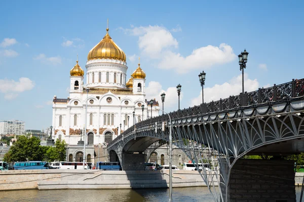 Majestätische Christus-Erlöser-Kathedrale in Moskau — Stockfoto