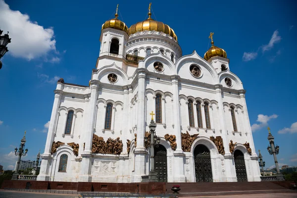 Beroemde Christus de Verlosser-Kathedraal in Moskou — Stockfoto