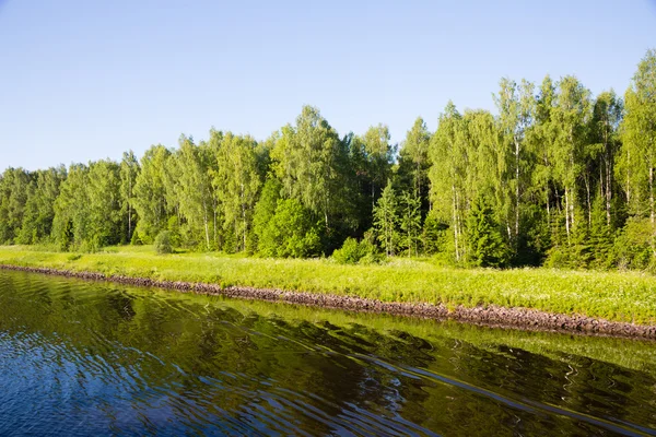 Splavný kanál Moskva — Stock fotografie