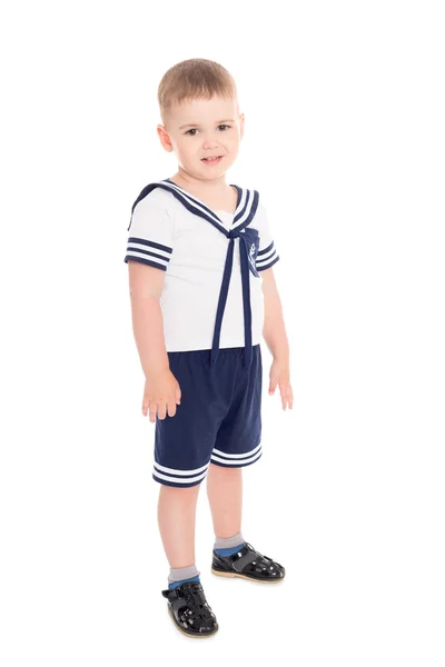 Kleine jongen verkleed als een zeeman — Stockfoto