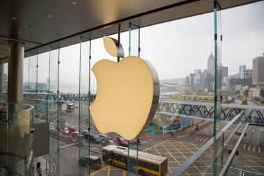 Apple store logosu hong Kong