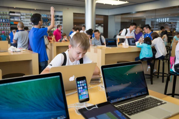 Apple winkel in hong kong — Stockfoto