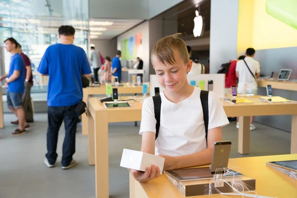 Apple winkel in hong kong — Stockfoto