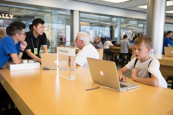 Apple winkel in hong kong — Stockfoto