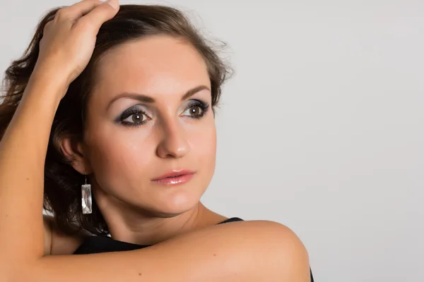 Headshot portrait woman — Stock Photo, Image