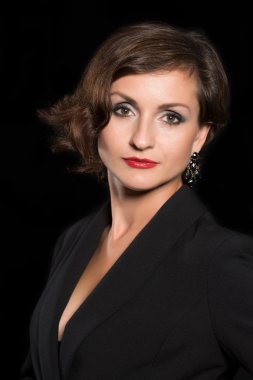 Bir siyah güzel kadın