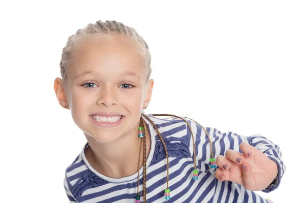 Portrait of a pretty girl — Stock Photo, Image