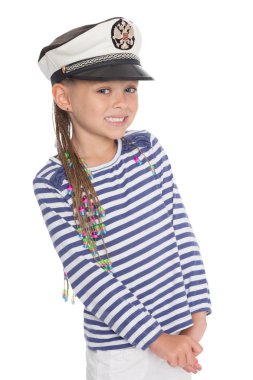 Bir takım elbise kabin çocuk mutlu kız