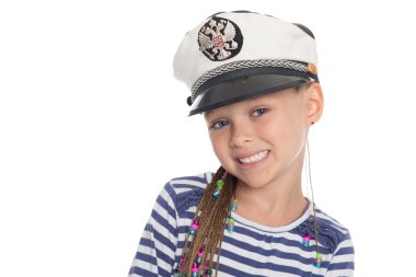 Mutlu küçük bir takım elbise kabin boy