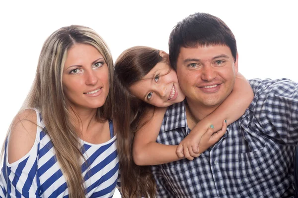 Father, mother and daughter — Stock Photo, Image