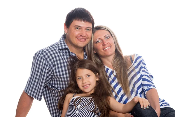 Parents with daughter — Stock Photo, Image