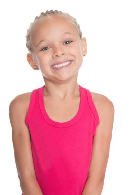 Mutlu Gülümseyen Küçük Kız