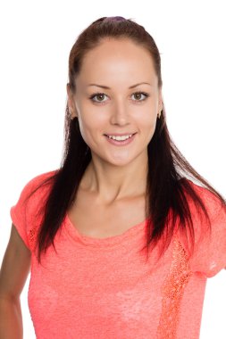 güzel bir kız closeup portresi