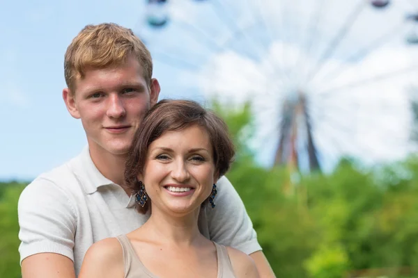 Šťastná matka se svým synem — Stock fotografie