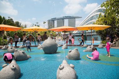 Çocuk oyun parkı Singapur oynamak