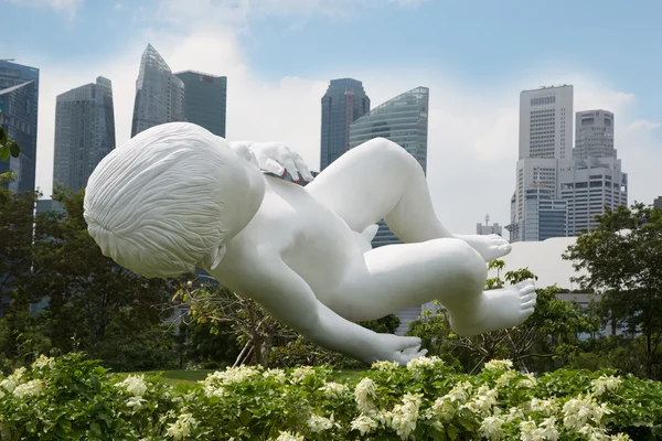 Sculpture Planète de Marc Quinn à Singapour — Photo