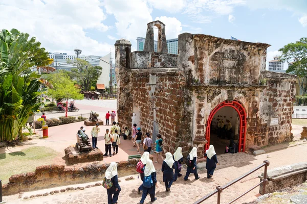 Porta de Santiago w Malakka, Malezja — Zdjęcie stockowe