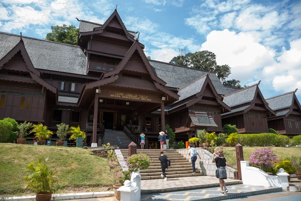 Nachbau von Melakas Sultanatspalast in Malakka — Stockfoto