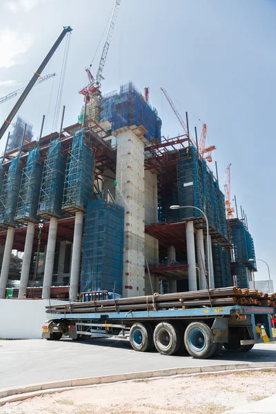 Big building in Singapore — Stock Photo, Image