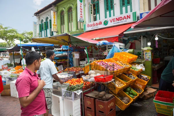 Etnické čtvrti Little India v Singapuru — Stock fotografie