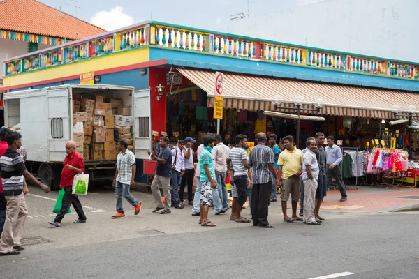 Ethnic district Little India in Singapore — Stock Photo, Image