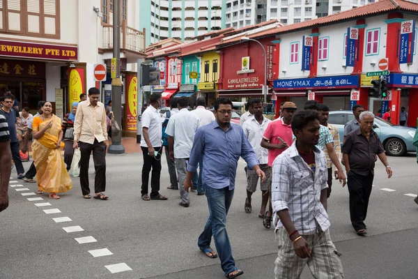 Distrito étnico Little India in Singapore — Fotografia de Stock