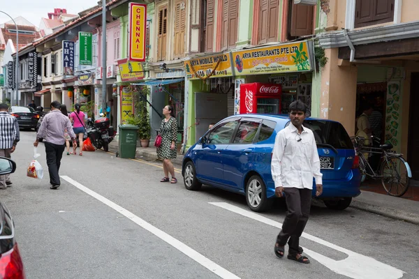 Etnische wijk Little India in Singapore — Stockfoto