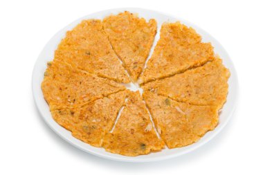 Kore börek Kimchi ile yapılan